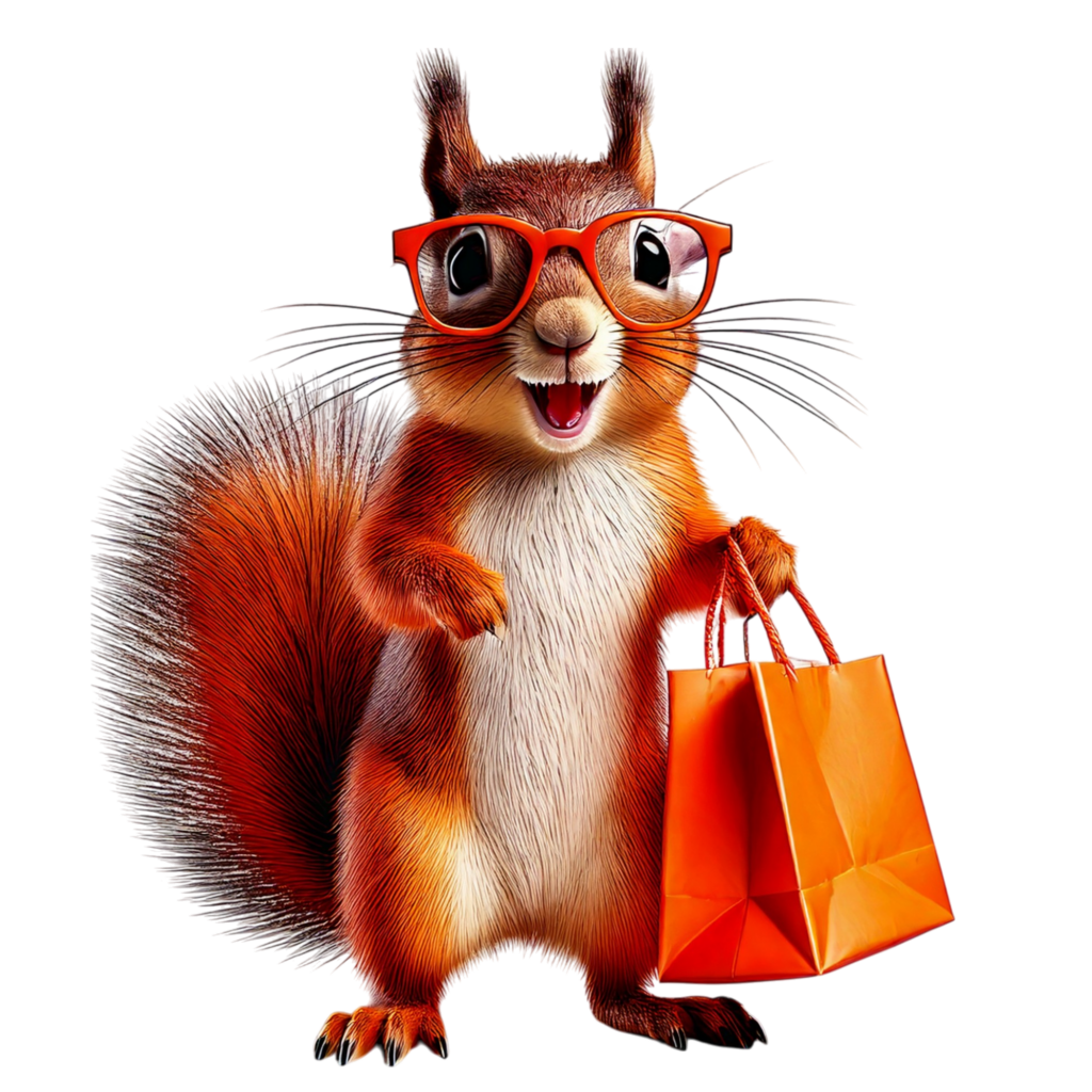 Sammy Shopping Bag Cutout