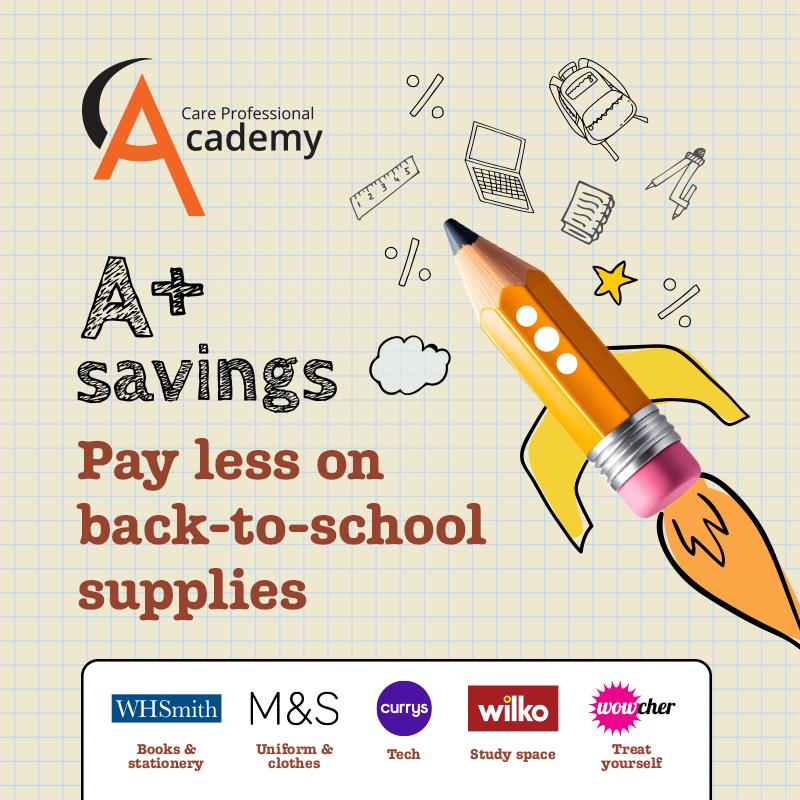 Pay less on back-to-school supplies with Care Professional Rewards