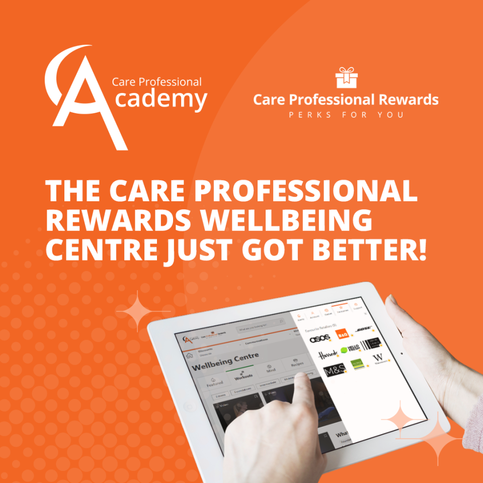 The Care Professional Rewards Wellbeing Centre just got better!