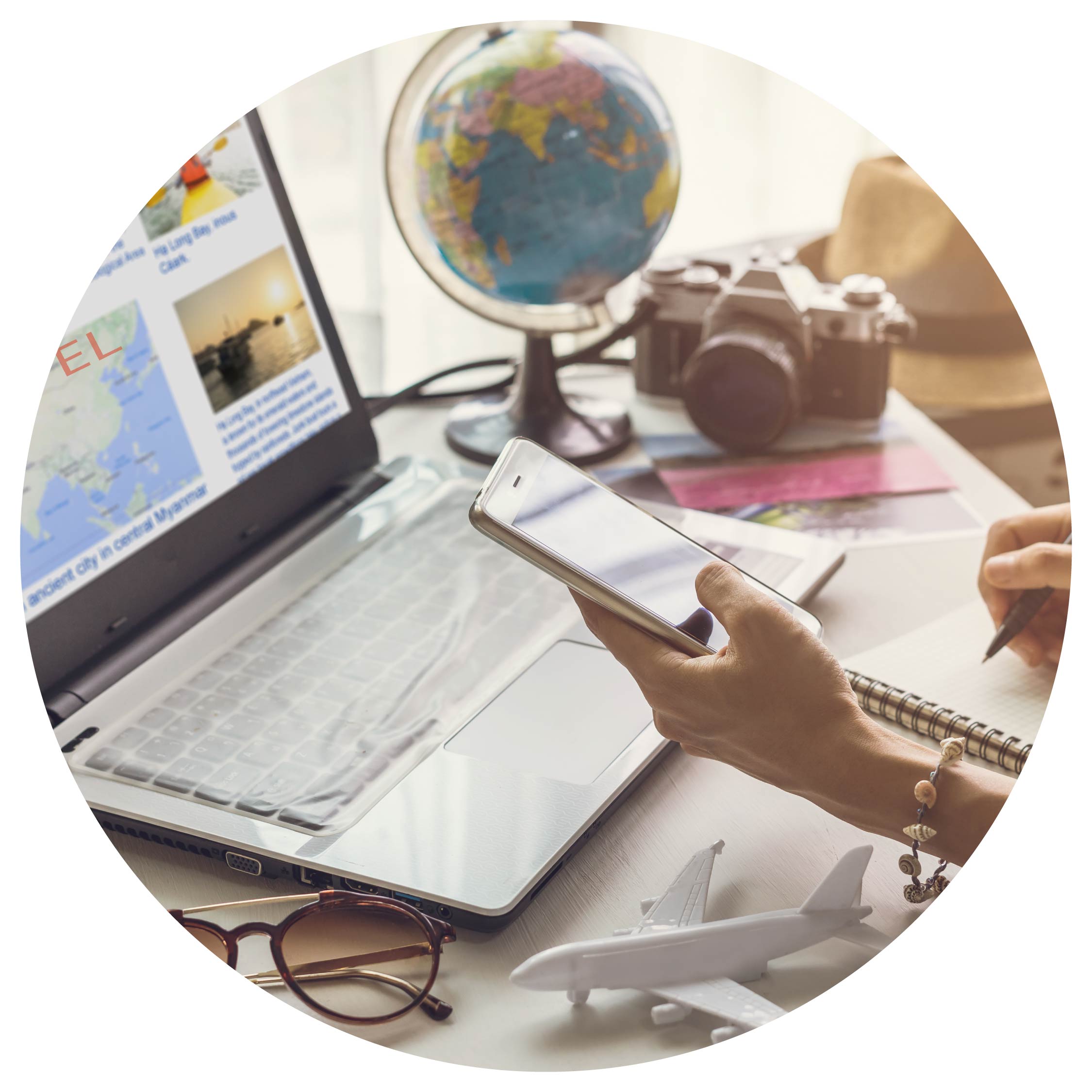 travel planning circle image 01
